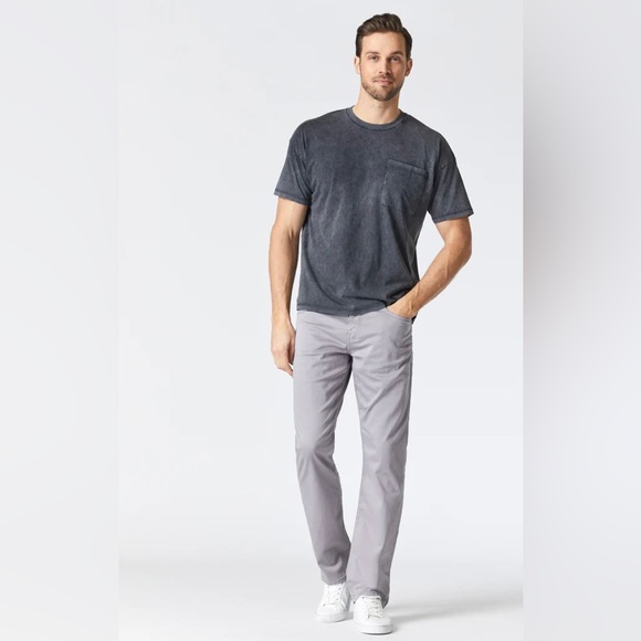 Mavi "Matt"  Relaxed Straight Leg Pants | Light Grey | Size 32/30 - Picture 1 of 16